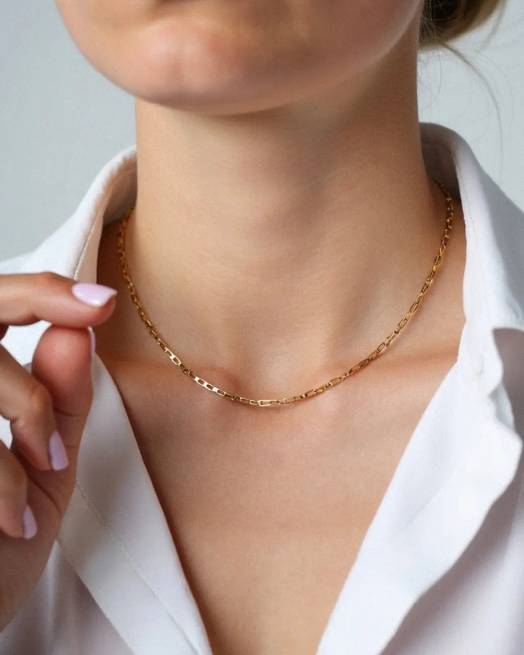Vega Bold Link Necklace