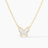 Lunara Butterfly Charm Necklace