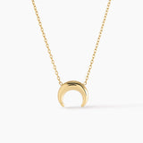 Selene Crescent Necklace