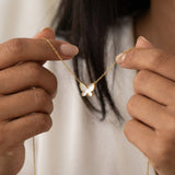 Lunara Butterfly Charm Necklace