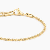 Golden Horizon Twist Bracelet