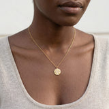 Sunburst Coin Necklace