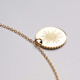 Solara Coin Pendant Necklace
