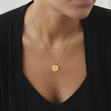 Solara Coin Pendant Necklace