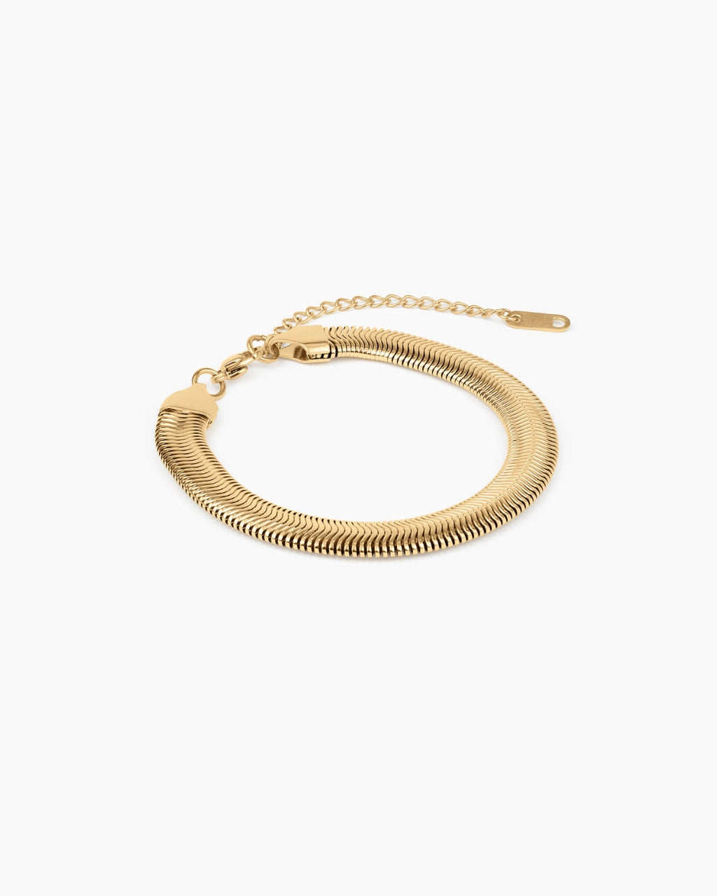 Crest Snake Chain Bracelet