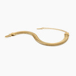 Crest Snake Chain Bracelet