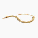 Crest Snake Chain Bracelet