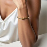 Rebel Crest Knot Cuff Bracelet