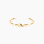 Rebel Crest Knot Cuff Bracelet