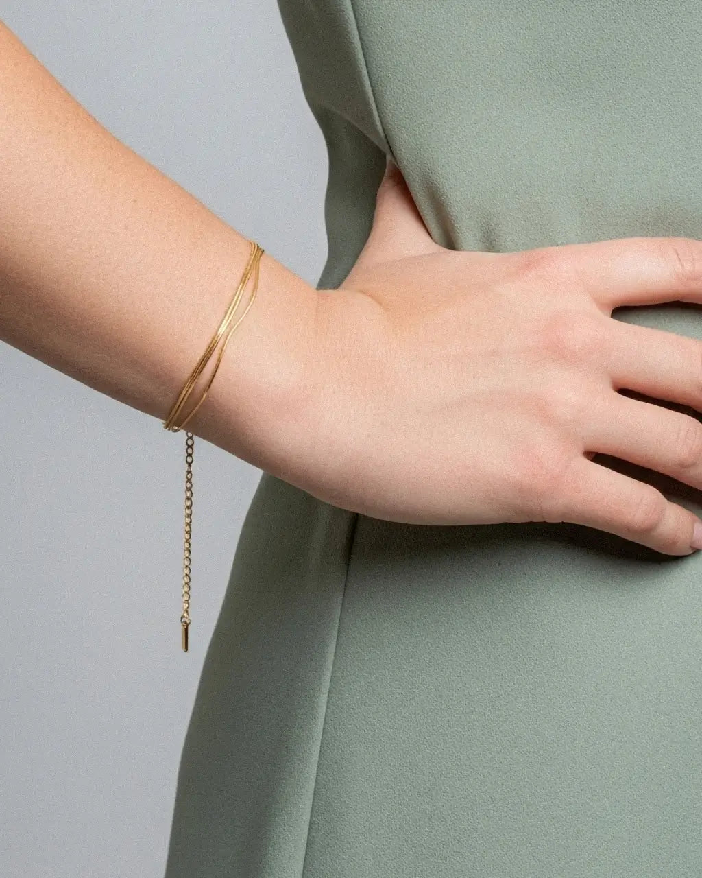 Solenne Triple Strand Bracelet