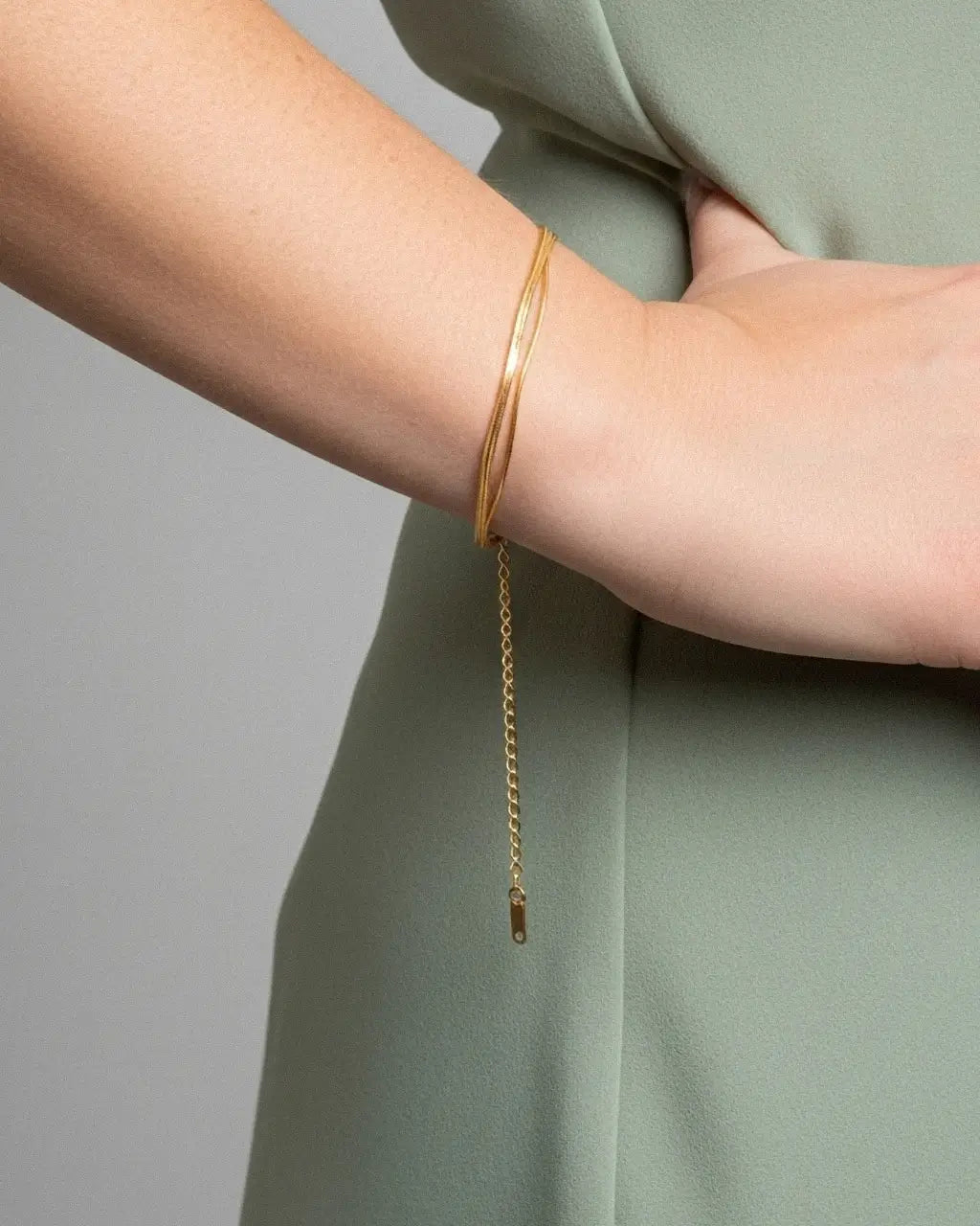 Solenne Triple Strand Bracelet