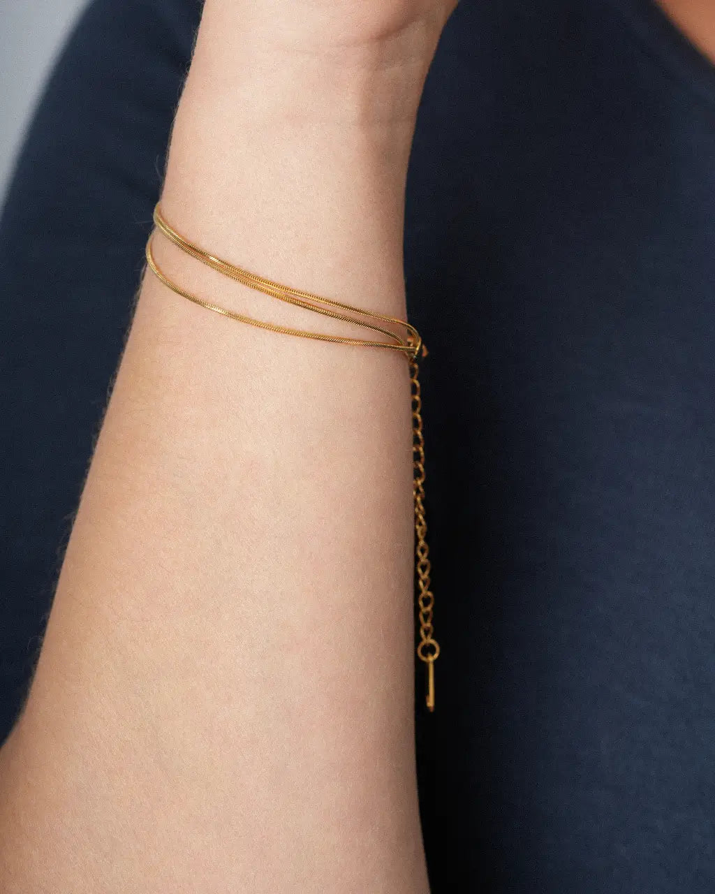 Solenne Triple Strand Bracelet