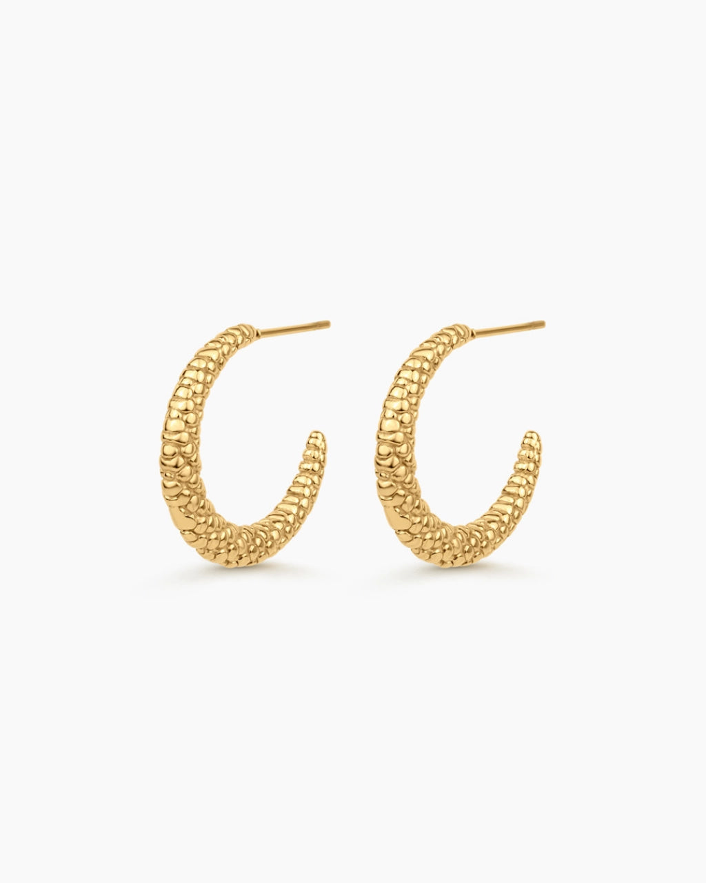 Dusk Bloom Crescent Hoops