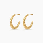 Dusk Bloom Crescent Hoops
