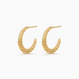 Dusk Bloom Crescent Hoops