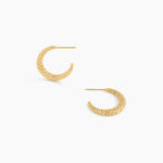 Dusk Bloom Crescent Hoops
