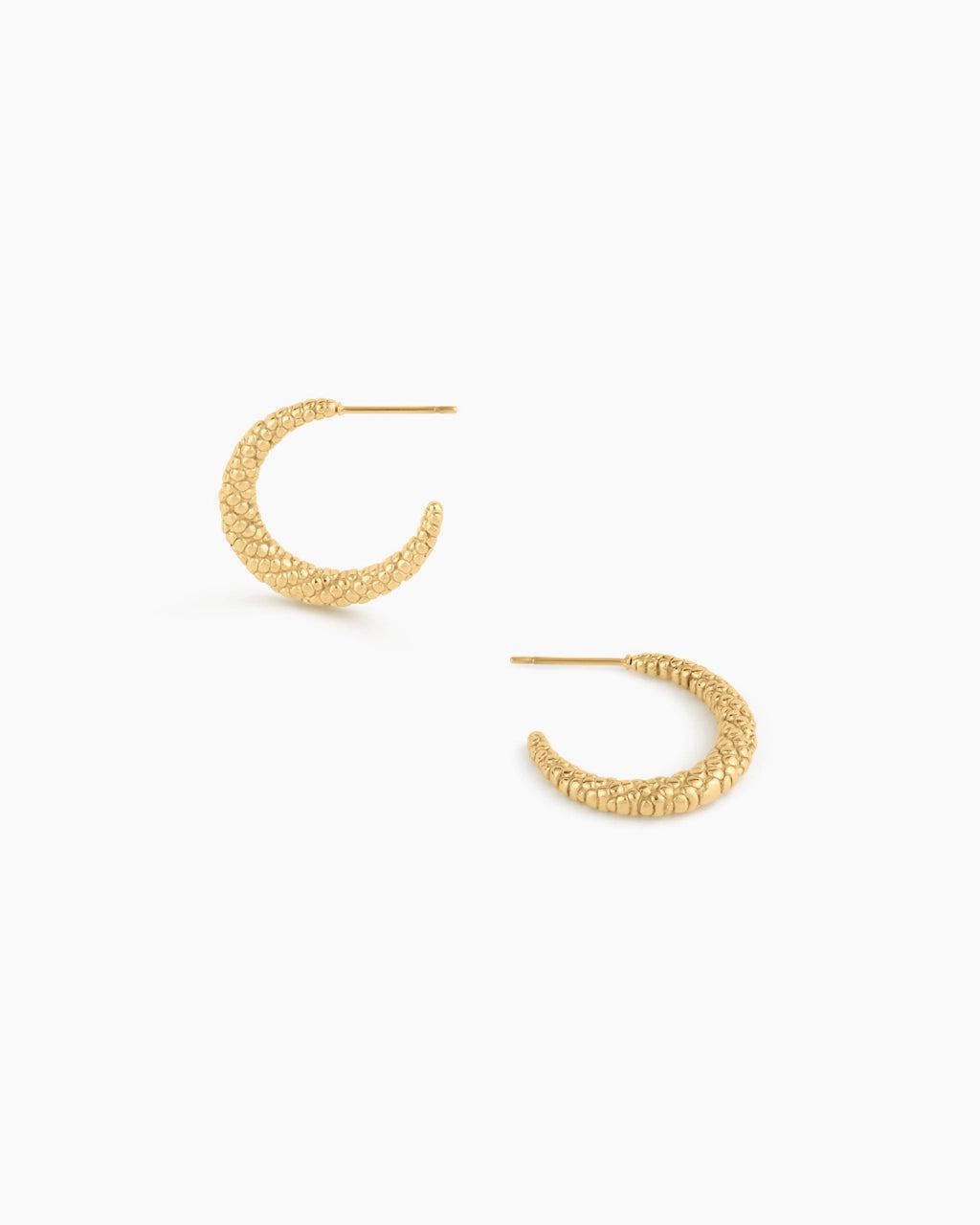 Dusk Bloom Crescent Hoops