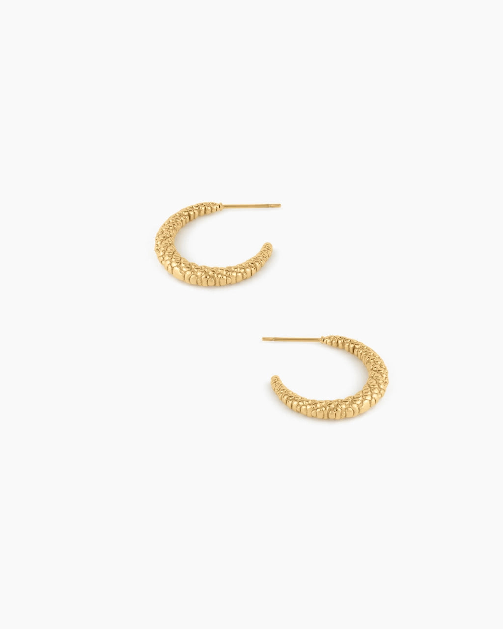 Dusk Bloom Crescent Hoops