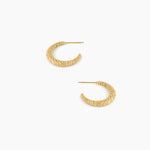 Dusk Bloom Crescent Hoops