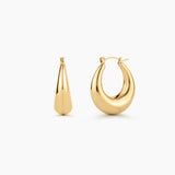 Duskbloom Curve Hoops