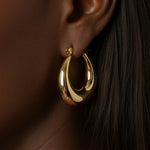 Duskbloom Curve Hoops