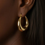 Duskbloom Curve Hoops