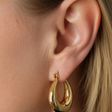 Duskbloom Curve Hoops