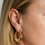 Duskbloom Curve Hoops