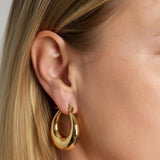 Duskbloom Curve Hoops