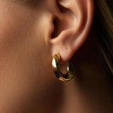 Aria Curve Hoops