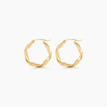 Lyria Twist Hoops