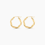 Lyria Twist Hoops