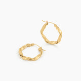 Lyria Twist Hoops