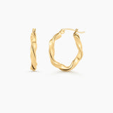 Lyria Twist Hoops
