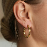 Lyria Twist Hoops