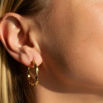 Lyria Twist Hoops