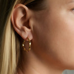 Lyria Twist Hoops