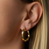 Lyria Twist Hoops