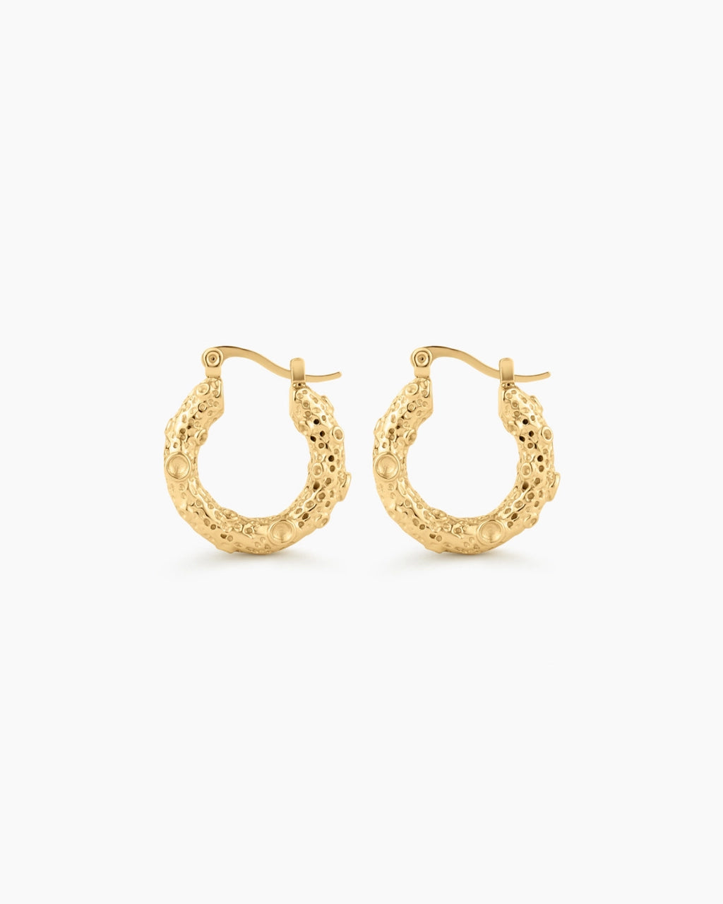 Aurea Texture Hoops