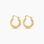 Aurea Texture Hoops