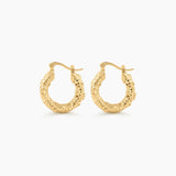 Aurea Texture Hoops