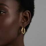 Aurea Texture Hoops