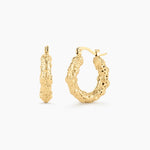 Aurea Texture Hoops