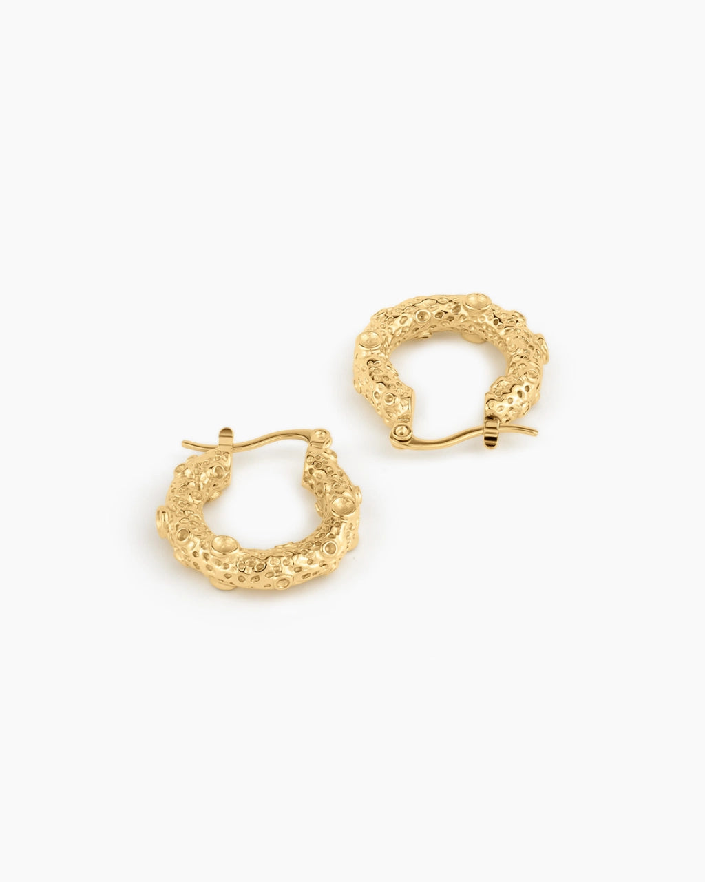 Aurea Texture Hoops