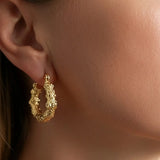Aurea Texture Hoops