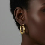 Aurea Texture Hoops