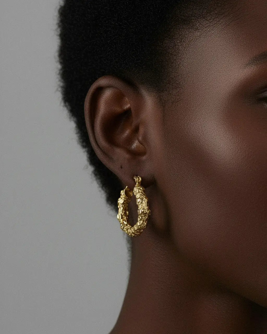 Aurea Texture Hoops