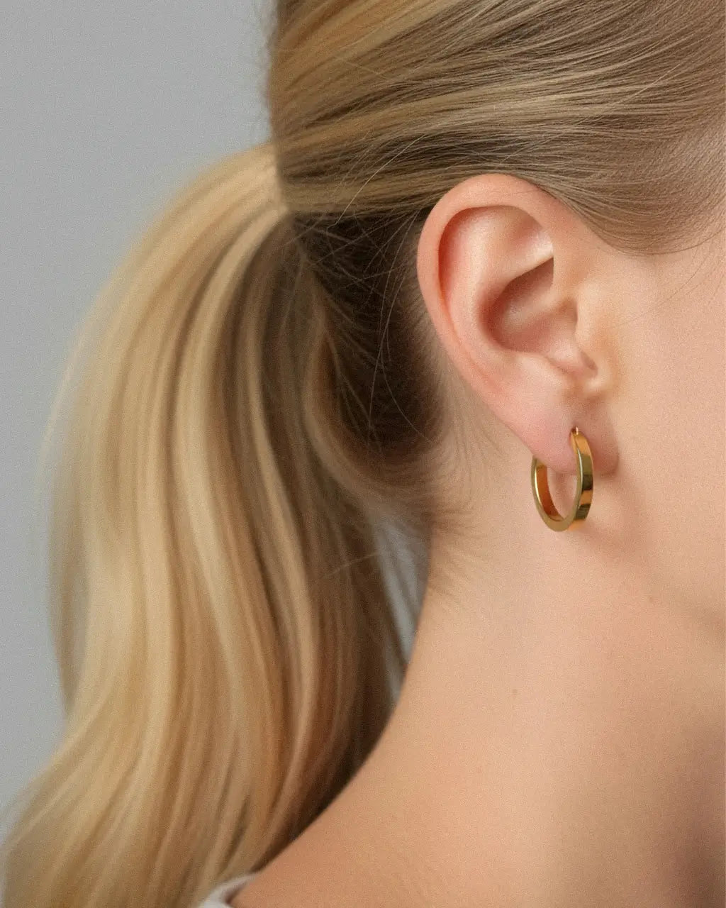 Cross Loop Earrings