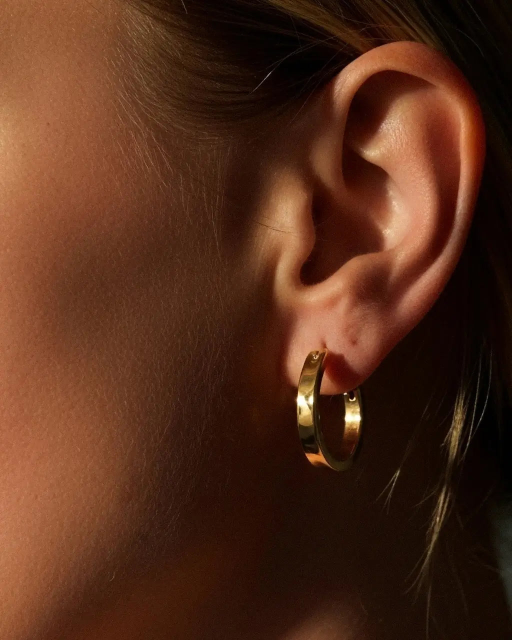 Cross Loop Earrings