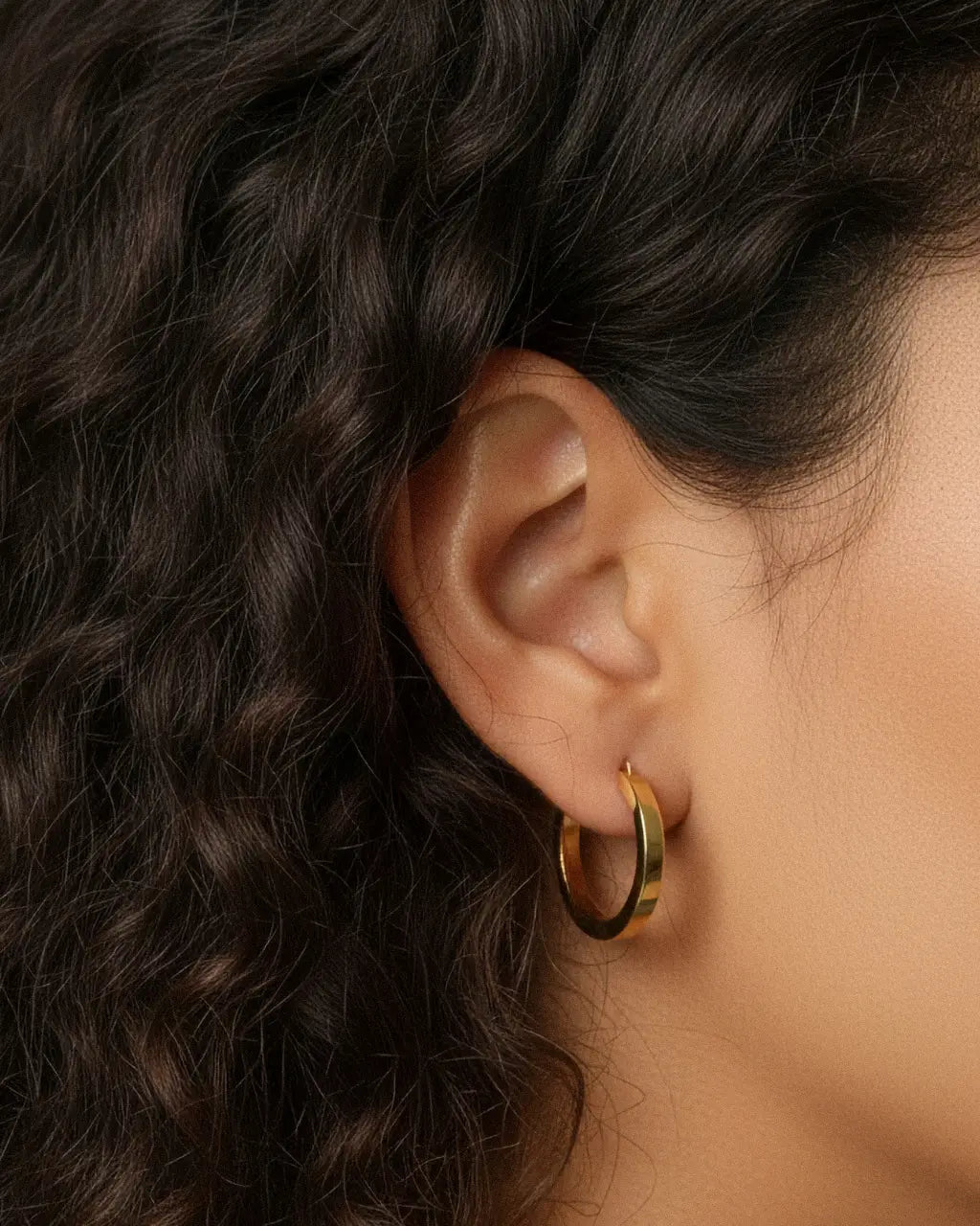 Cross Loop Earrings